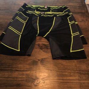 🦋2 X $5 Champro Baseball Sliding Shorts Adult SzL